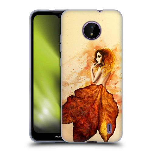Sarah Richter Fantasy Autumn Girl Soft Gel Case for Nokia C10 / C20