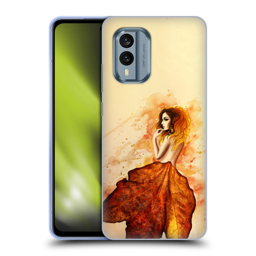 Sarah Richter Fantasy Autumn Girl Soft Gel Case for Nokia X30