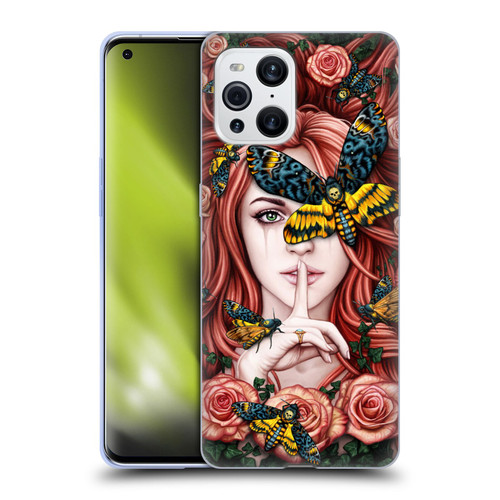 Sarah Richter Fantasy Silent Girl With Red Hair Soft Gel Case for OPPO Find X3 / Pro