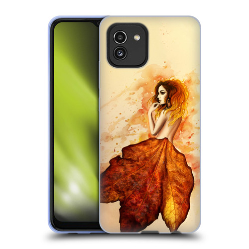 Sarah Richter Fantasy Autumn Girl Soft Gel Case for Samsung Galaxy A03 (2021)