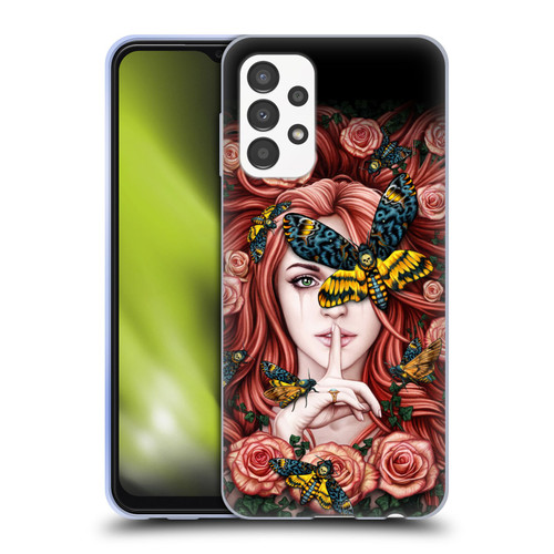 Sarah Richter Fantasy Silent Girl With Red Hair Soft Gel Case for Samsung Galaxy A13 (2022)