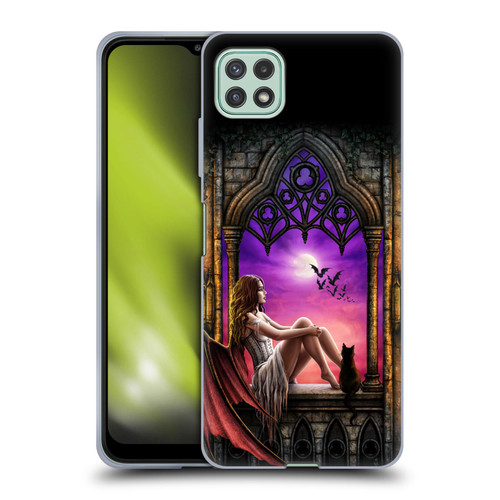 Sarah Richter Fantasy Demon Vampire Girl Soft Gel Case for Samsung Galaxy A22 5G / F42 5G (2021)