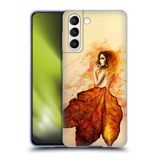 Sarah Richter Fantasy Autumn Girl Soft Gel Case for Samsung Galaxy S21 5G
