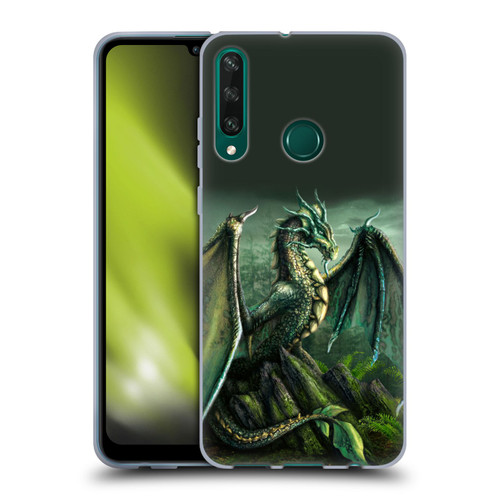 Sarah Richter Fantasy Creatures Green Nature Dragon Soft Gel Case for Huawei Y6p