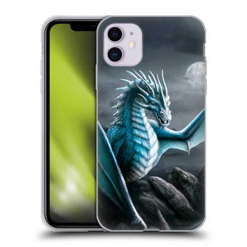 Sarah Richter Fantasy Creatures Blue Water Dragon Soft Gel Case for Apple iPhone 11