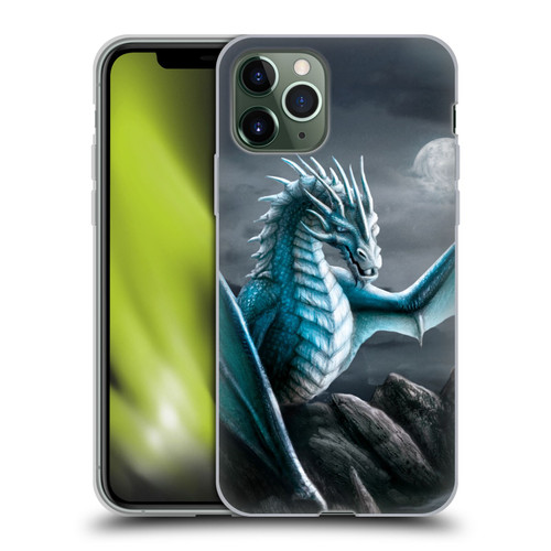 Sarah Richter Fantasy Creatures Blue Water Dragon Soft Gel Case for Apple iPhone 11 Pro