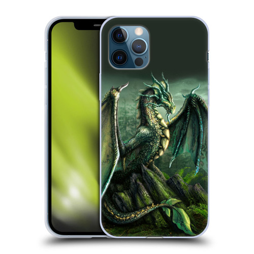 Sarah Richter Fantasy Creatures Green Nature Dragon Soft Gel Case for Apple iPhone 12 / iPhone 12 Pro