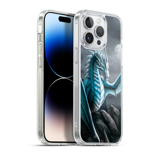 Sarah Richter Fantasy Creatures Blue Water Dragon Soft Gel Case for Apple iPhone 13 Pro Max & MagSafe