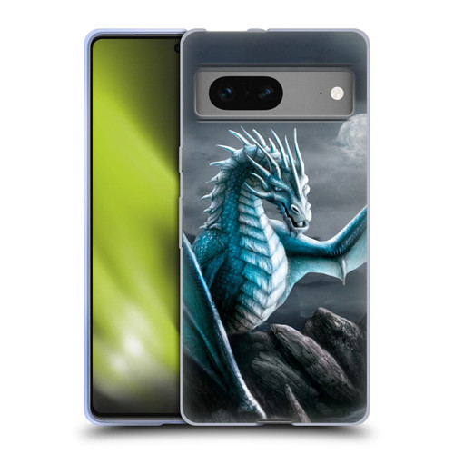 Sarah Richter Fantasy Creatures Blue Water Dragon Soft Gel Case for Google Pixel 7