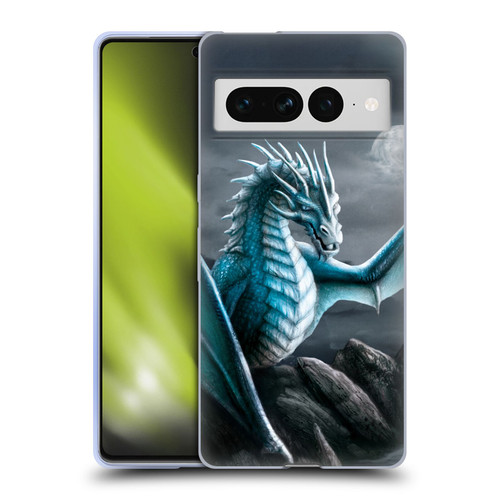 Sarah Richter Fantasy Creatures Blue Water Dragon Soft Gel Case for Google Pixel 7 Pro