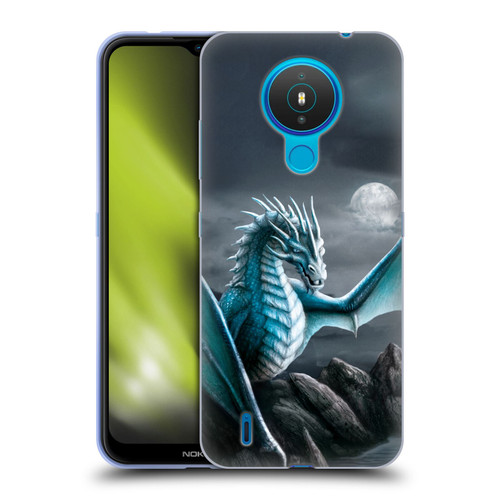 Sarah Richter Fantasy Creatures Blue Water Dragon Soft Gel Case for Nokia 1.4