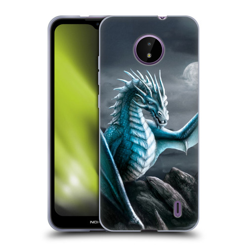 Sarah Richter Fantasy Creatures Blue Water Dragon Soft Gel Case for Nokia C10 / C20