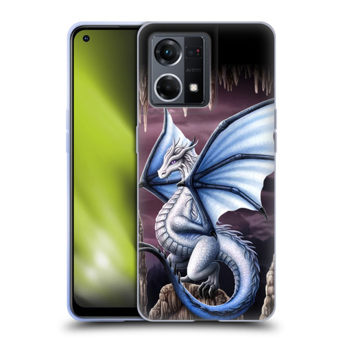 Sarah Richter Fantasy Creatures Blue Dragon Soft Gel Case for OPPO Reno8 4G