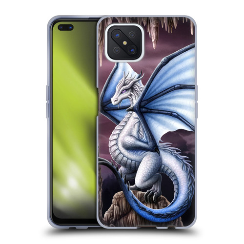 Sarah Richter Fantasy Creatures Blue Dragon Soft Gel Case for OPPO Reno4 Z 5G
