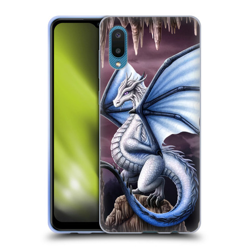 Sarah Richter Fantasy Creatures Blue Dragon Soft Gel Case for Samsung Galaxy A02/M02 (2021)
