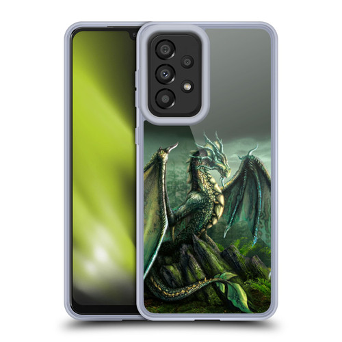 Sarah Richter Fantasy Creatures Green Nature Dragon Soft Gel Case for Samsung Galaxy A33 5G (2022)