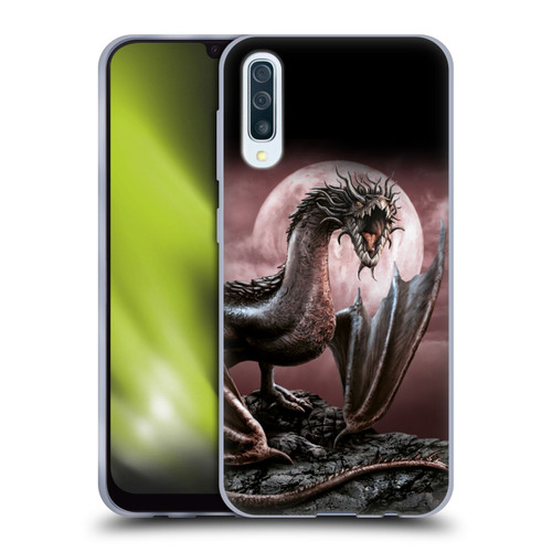 Sarah Richter Fantasy Creatures Black Dragon Roaring Soft Gel Case for Samsung Galaxy A50/A30s (2019)