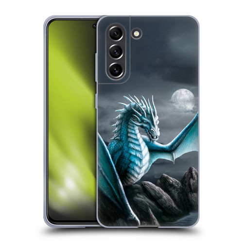Sarah Richter Fantasy Creatures Blue Water Dragon Soft Gel Case for Samsung Galaxy S21 FE 5G