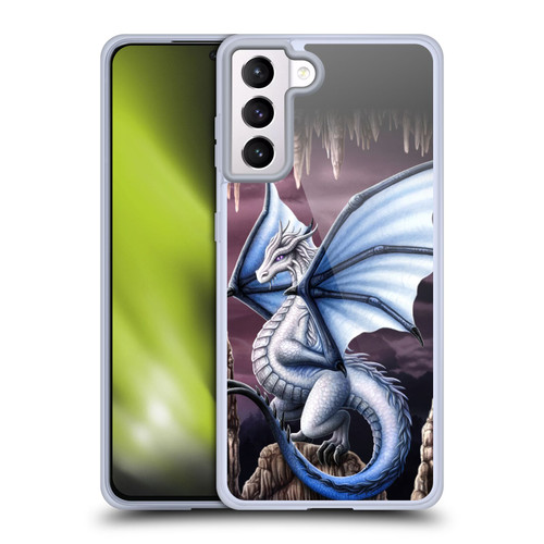 Sarah Richter Fantasy Creatures Blue Dragon Soft Gel Case for Samsung Galaxy S21+ 5G