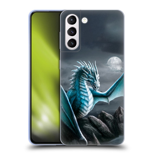 Sarah Richter Fantasy Creatures Blue Water Dragon Soft Gel Case for Samsung Galaxy S21+ 5G
