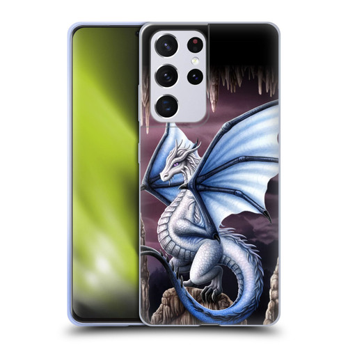 Sarah Richter Fantasy Creatures Blue Dragon Soft Gel Case for Samsung Galaxy S21 Ultra 5G