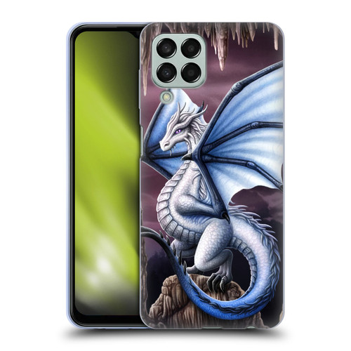 Sarah Richter Fantasy Creatures Blue Dragon Soft Gel Case for Samsung Galaxy M33 (2022)