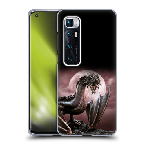 Sarah Richter Fantasy Creatures Black Dragon Roaring Soft Gel Case for Xiaomi Mi 10 Ultra 5G