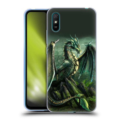 Sarah Richter Fantasy Creatures Green Nature Dragon Soft Gel Case for Xiaomi Redmi 9A / Redmi 9AT