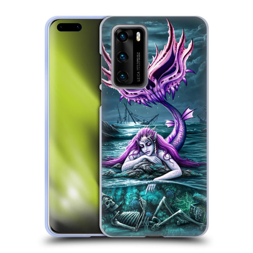 Sarah Richter Gothic Mermaid With Skeleton Pirate Soft Gel Case for Huawei P40 5G