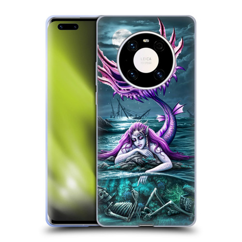 Sarah Richter Gothic Mermaid With Skeleton Pirate Soft Gel Case for Huawei Mate 40 Pro 5G