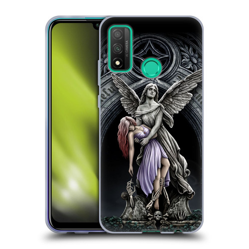 Sarah Richter Gothic Stone Angel With Skull Soft Gel Case for Huawei P Smart (2020)