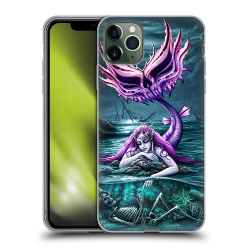 Sarah Richter Gothic Mermaid With Skeleton Pirate Soft Gel Case for Apple iPhone 11 Pro Max