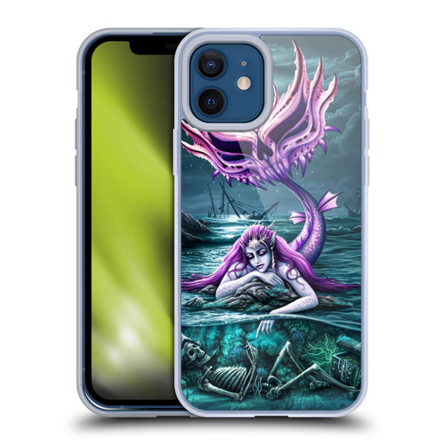 Sarah Richter Gothic Mermaid With Skeleton Pirate Soft Gel Case for Apple iPhone 12 / iPhone 12 Pro
