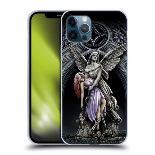 Sarah Richter Gothic Stone Angel With Skull Soft Gel Case for Apple iPhone 12 / iPhone 12 Pro