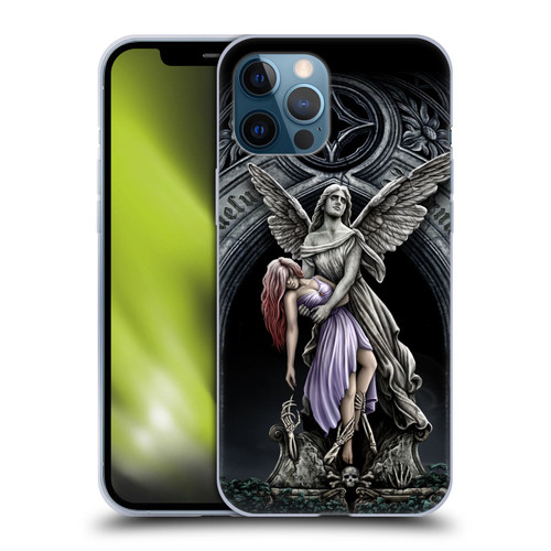 Sarah Richter Gothic Stone Angel With Skull Soft Gel Case for Apple iPhone 12 Pro Max
