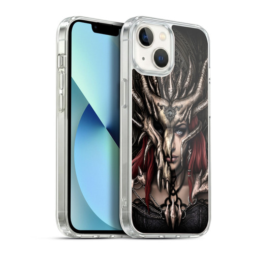 Sarah Richter Gothic Warrior Girl Soft Gel Case for Apple iPhone 13