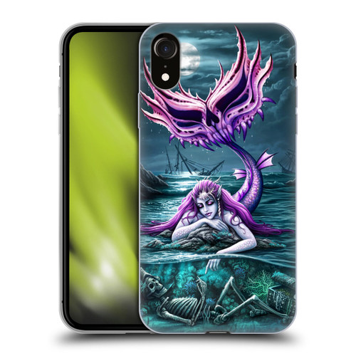Sarah Richter Gothic Mermaid With Skeleton Pirate Soft Gel Case for Apple iPhone XR