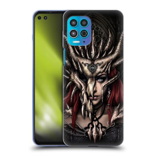 Sarah Richter Gothic Warrior Girl Soft Gel Case for Motorola Moto G100