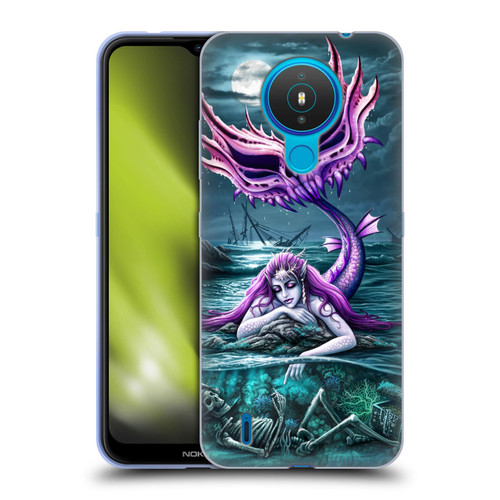 Sarah Richter Gothic Mermaid With Skeleton Pirate Soft Gel Case for Nokia 1.4