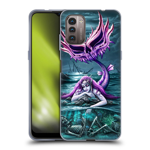 Sarah Richter Gothic Mermaid With Skeleton Pirate Soft Gel Case for Nokia G11 / G21