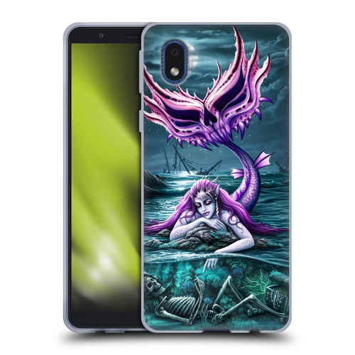 Sarah Richter Gothic Mermaid With Skeleton Pirate Soft Gel Case for Samsung Galaxy A01 Core (2020)
