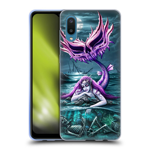 Sarah Richter Gothic Mermaid With Skeleton Pirate Soft Gel Case for Samsung Galaxy A02/M02 (2021)