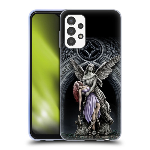 Sarah Richter Gothic Stone Angel With Skull Soft Gel Case for Samsung Galaxy A13 (2022)