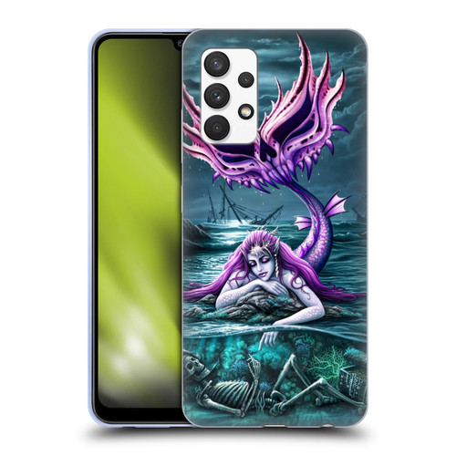 Sarah Richter Gothic Mermaid With Skeleton Pirate Soft Gel Case for Samsung Galaxy A32 (2021)