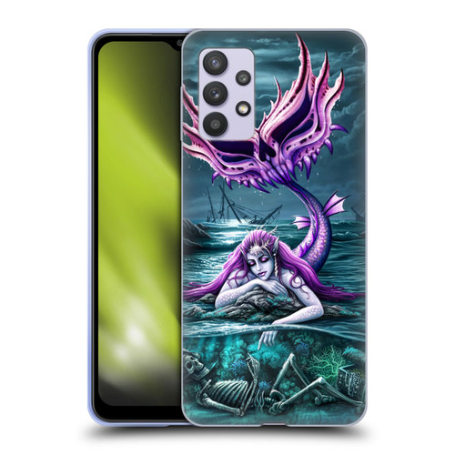 Sarah Richter Gothic Mermaid With Skeleton Pirate Soft Gel Case for Samsung Galaxy A32 5G / M32 5G (2021)