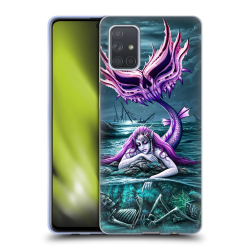 Sarah Richter Gothic Mermaid With Skeleton Pirate Soft Gel Case for Samsung Galaxy A71 (2019)