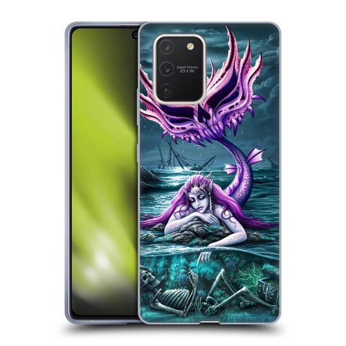 Sarah Richter Gothic Mermaid With Skeleton Pirate Soft Gel Case for Samsung Galaxy S10 Lite