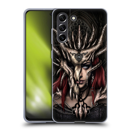 Sarah Richter Gothic Warrior Girl Soft Gel Case for Samsung Galaxy S21 FE 5G
