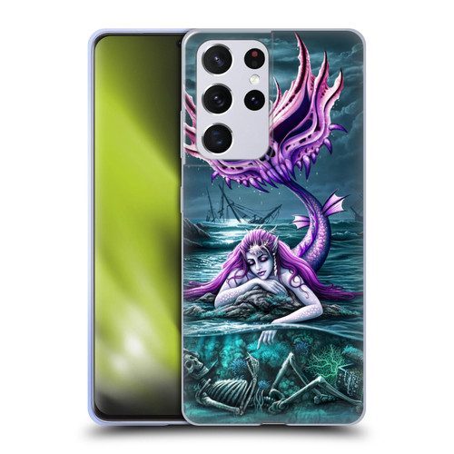 Sarah Richter Gothic Mermaid With Skeleton Pirate Soft Gel Case for Samsung Galaxy S21 Ultra 5G