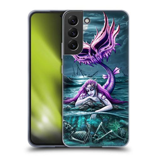 Sarah Richter Gothic Mermaid With Skeleton Pirate Soft Gel Case for Samsung Galaxy S22+ 5G